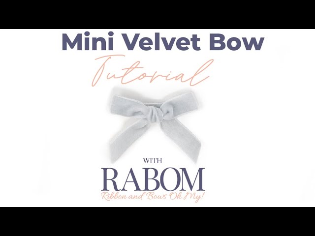 DIY Velvet Ribbon Bow Barrette – Honestly WTF