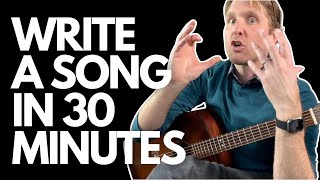 Write A Song In 30 Minutes  Music Theory and Songwriting Lessons with Stuart!