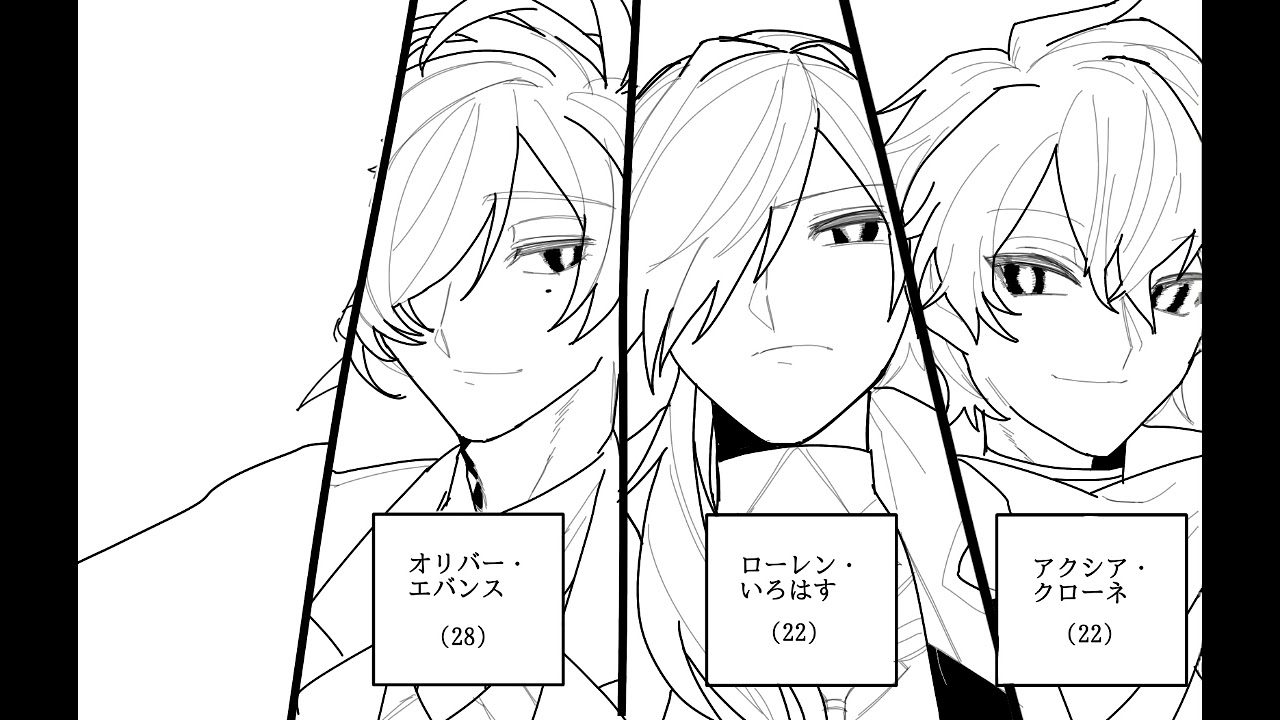 【手描き】エデン組でアンラッキーエンジェル