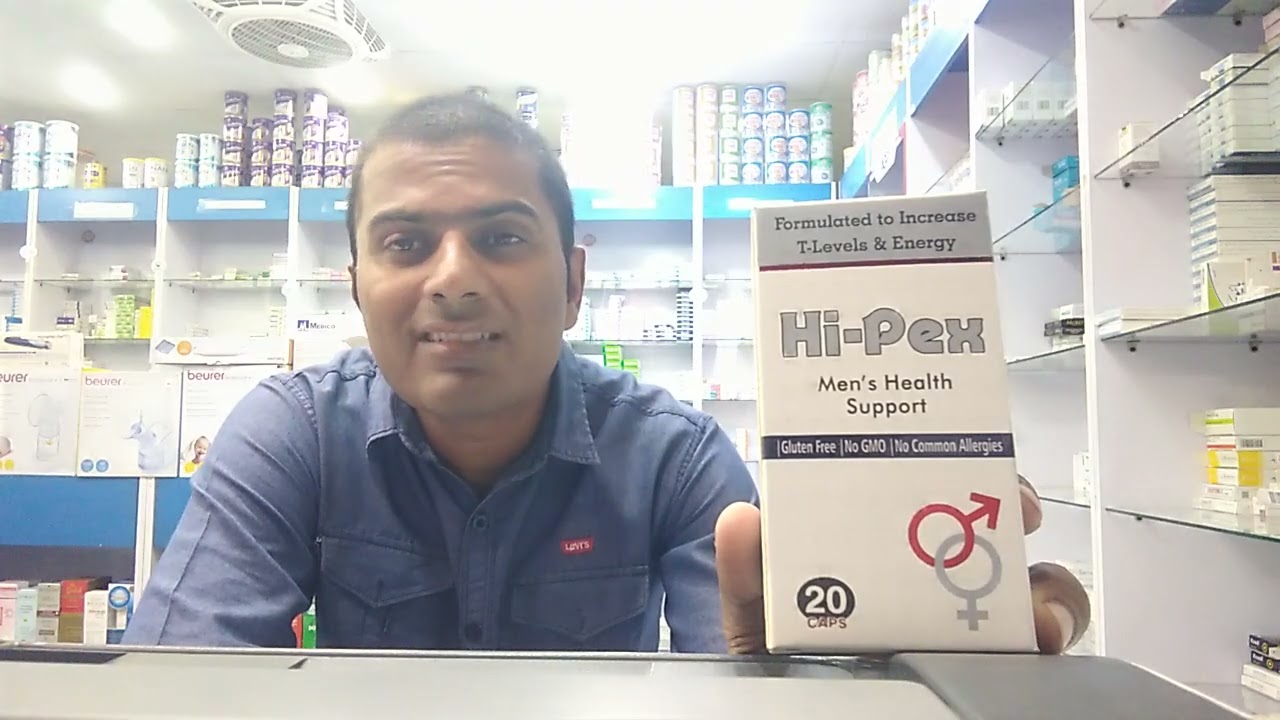 Men's support Health supplement | Hi-pex cap | Dr.Rehman Manzoor