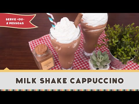 Milk shake Cappuccino - Receitas de Minuto EXPRESS #169