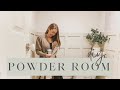 POWDER ROOM PROGRESS! WAINSCOTING: BOARD AND BATTEN DIY|   EMMA COURTNEY