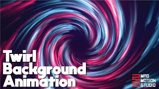 Twirl Background Animation Footage  | Motion Graphics Background loop