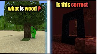 Minecraft if the players FORGET how to play