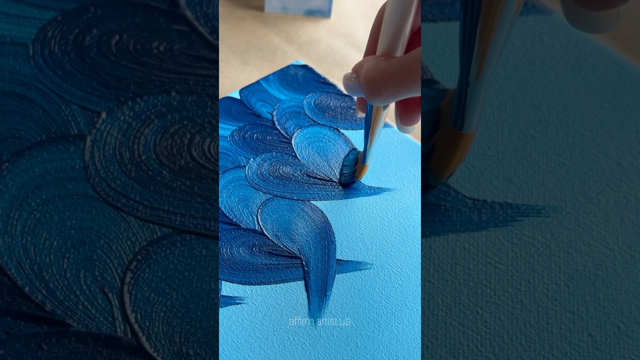 EASY DRAWING IDEA🎨 BLUE HEART💙  