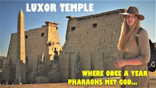 GRANITE MEGALITHS AND MYSTERIOUS RITUALS IN LUXOR TEMPLE  EGYPT