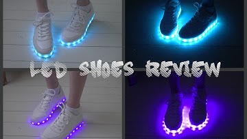ASMR: LED shoes review~soft spoken