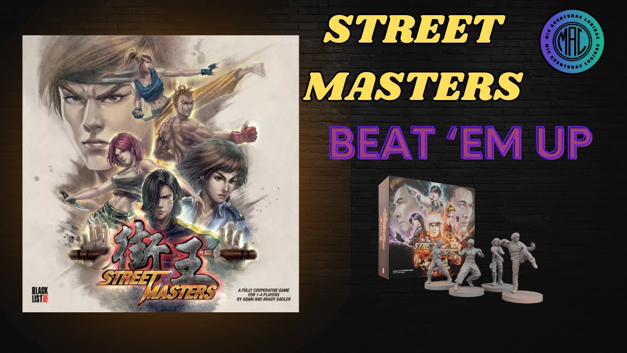Street Masters: El Beat ‘em Up Hecho Juego de Mesa