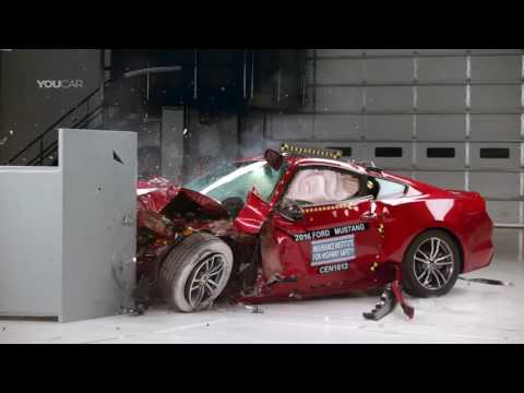 Crash Tests 2016 American Muscle Car - Mustang, Camaro & Challenger || Insurance ||