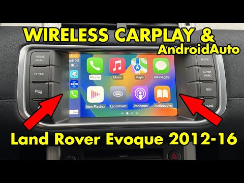 Wireless CarPlay and AndroidAuto in Land Rover Evoque 2012-2016