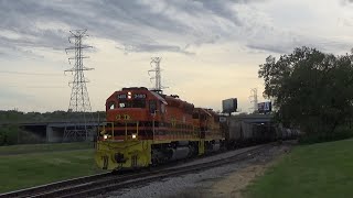 K4La On Hesr Sd40M-2 3485 Leading Tp&W Transfer On 51722