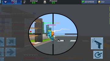 1st Wanted & FELONY KILLING in Jailbreak Blockman Go