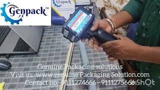 M6 Touch screen Batch Coding Machine | Handheld Inkjet for pouch, Carton box, Bottles - Hp inkjet