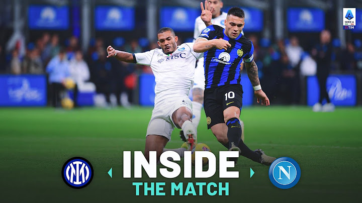 Il Napoli ferma la striscia di vittorie dell’Inter | Inside the Match | Serie A TIM 2023/24