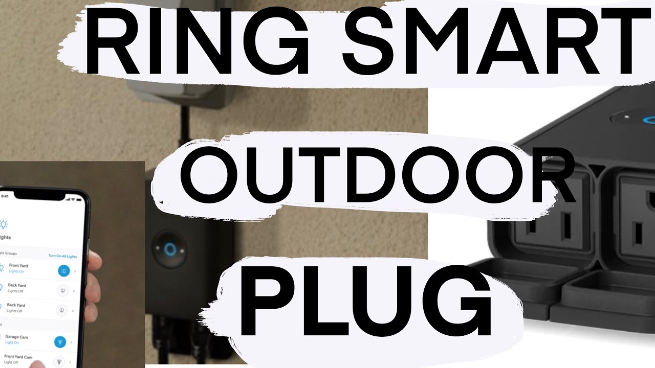 Ring Outdoor Smart Plug in Black