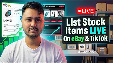 Watch Me List Real Stock LIVE on eBay & TikTok (Full 2025 Listing System)