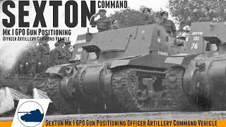 Rare WW2 Sexton Command GPO - footage