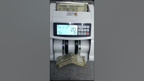 Branded cash counting machines with fake note detector | Available on IndiaMART