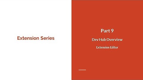 Qlik here to Know more | Extension Development Series - Part 09 | DevHub Overview - Extension Editor