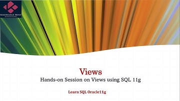 Oracle-SQL- VIEWS(With Hands-on )