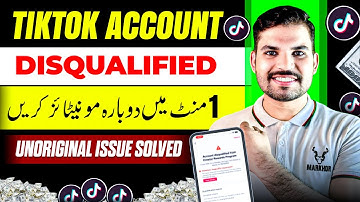 TikTok Disqualified Account Appeal | TikTok Account Disqualified Issue Solved