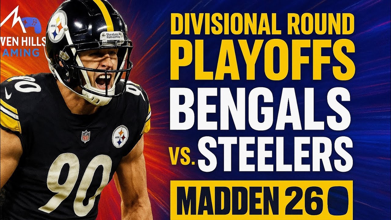 WIN OR FALL: Bengals vs Steelers DIVISIONAL SHOWDOWN! 🏆 | Madden 26 Season 1 Rebuild