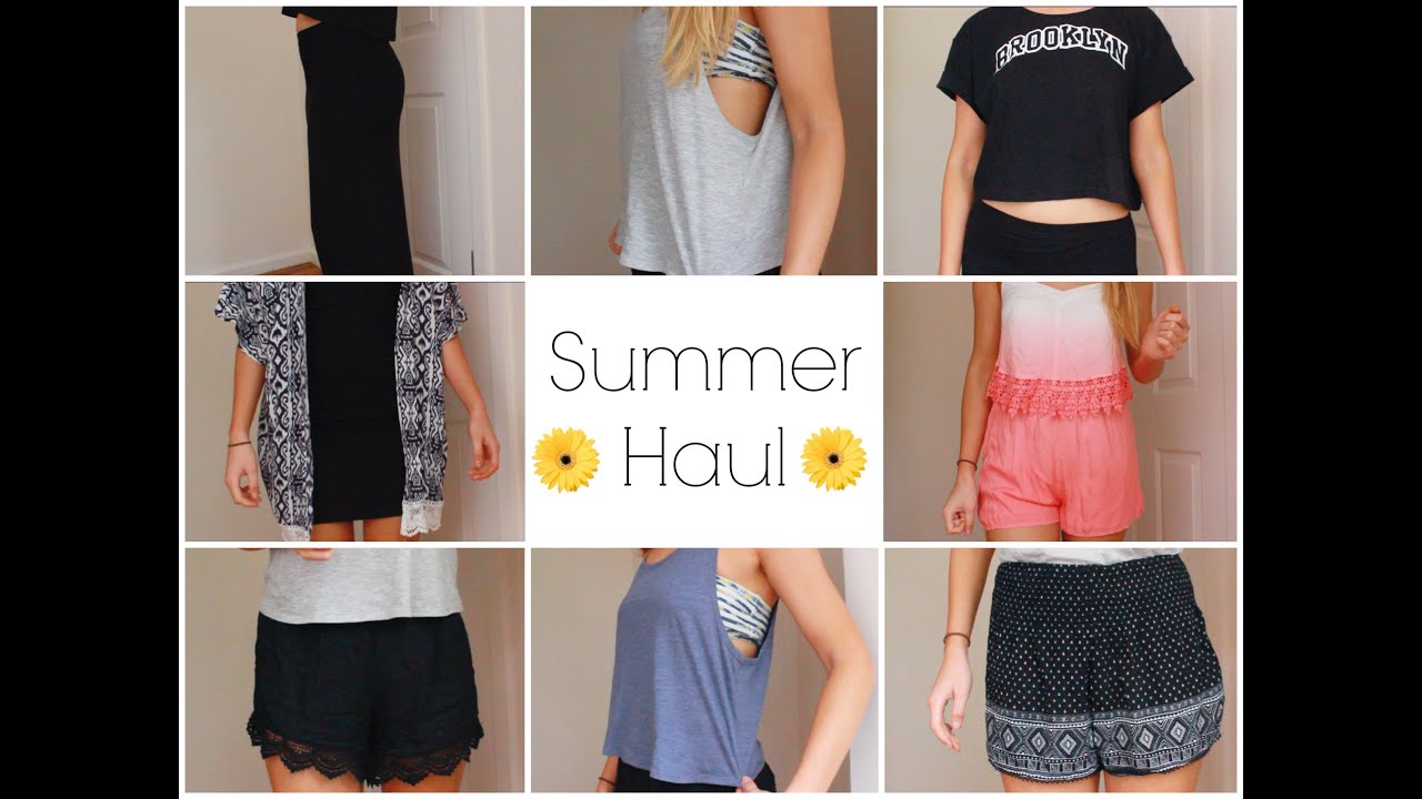 SUMMER HAUL - Factorie, Cotton on, Ally etc. - YouTube