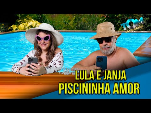 Lula e Janja Piscininha Amor
