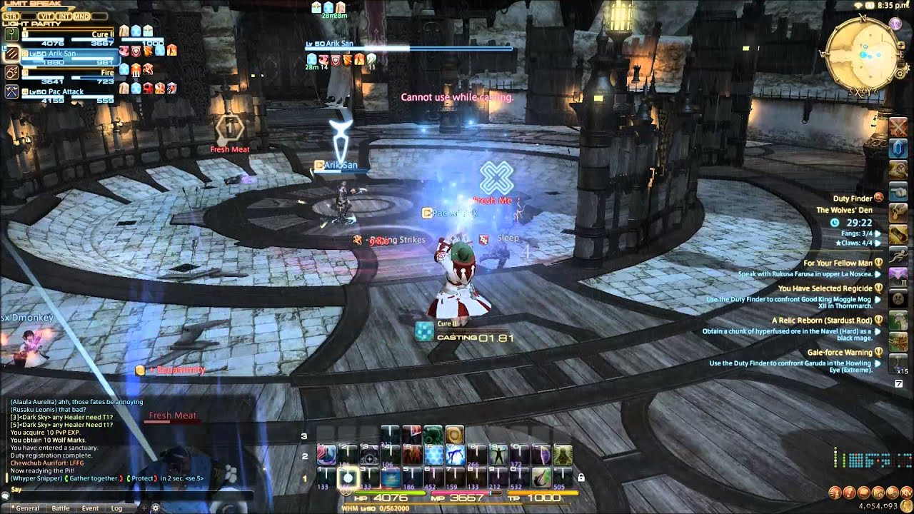 파이널판타지14] PVP는? 늑대우리로!! : 게임업계동향 - 헝그리앱