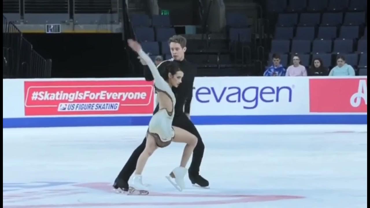 "Time" Free Dance Official Practice Madison Chock and Evan Bates