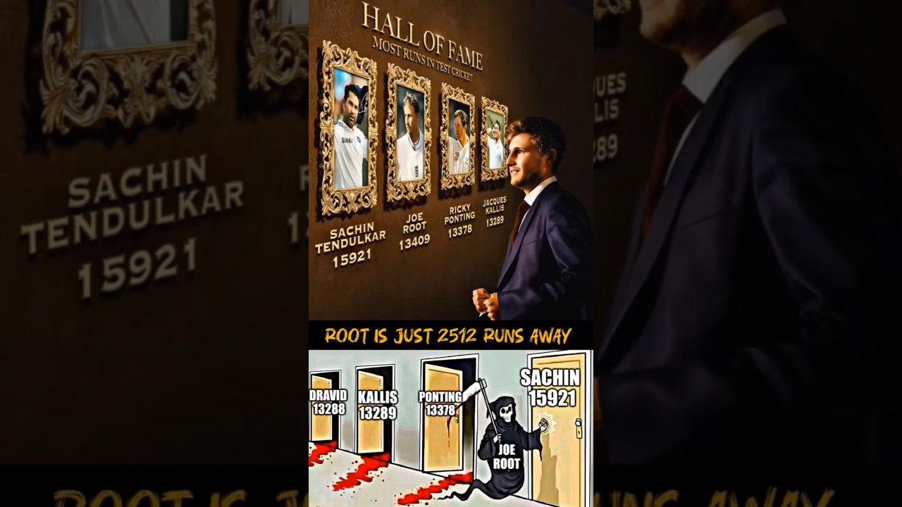 Joe Root's Ruthless Chase to Break Sachin's Test Run Record! 🏏🔥 