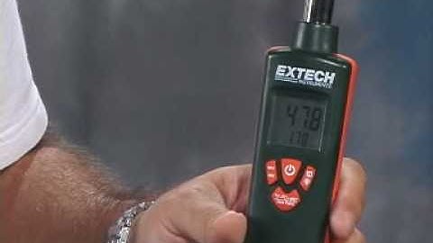 Extech RH 490 Thermo-Hygrometer - Jon-Don Video
