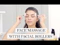 FACE MASSAGE WITH FACIAL ROLLERS | Genuine Glow