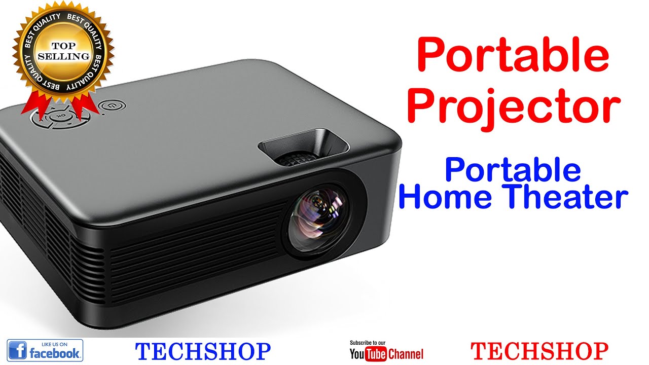 AUN Portable Home Theater | Portable Projector | LED Projectors for 4k Movie