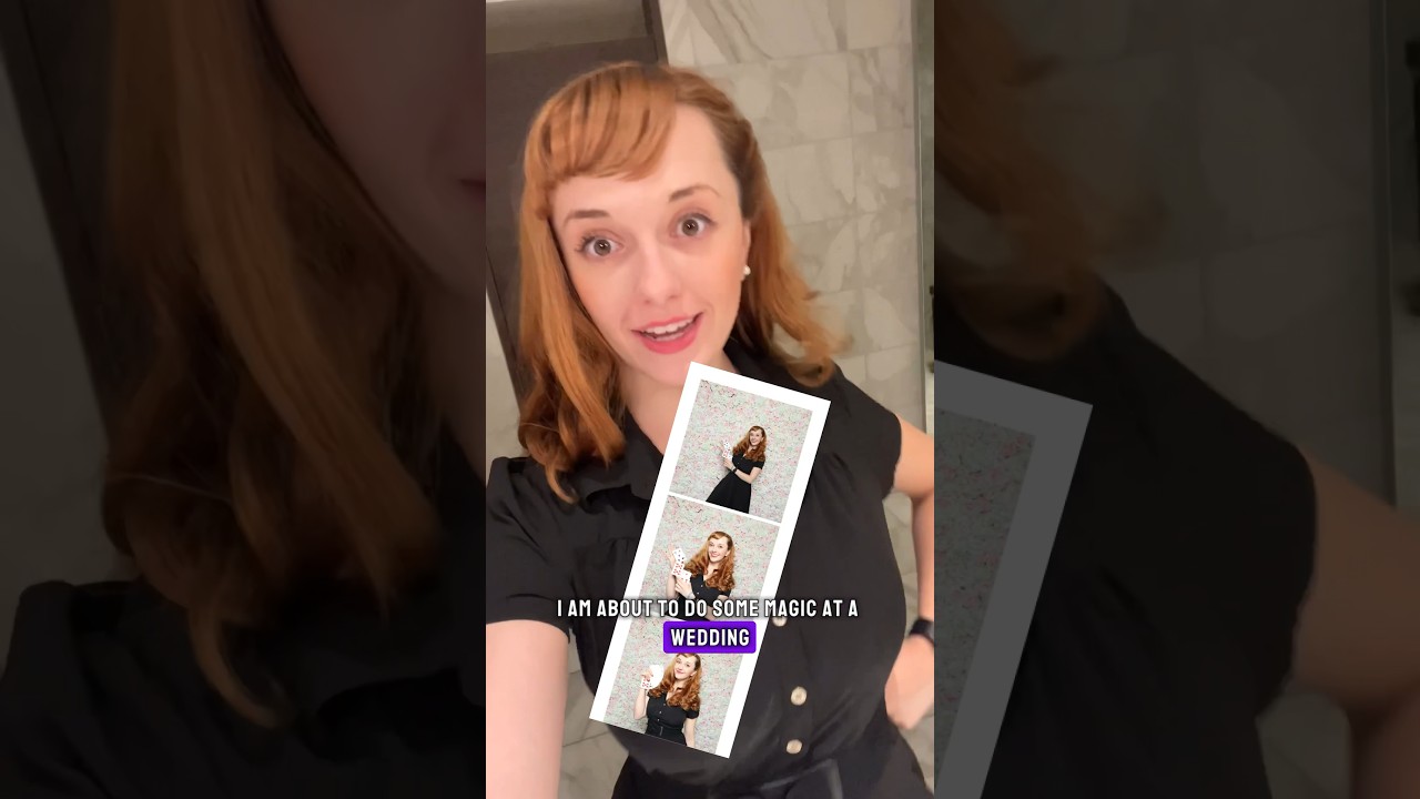 PERFORMING MAGIC AT A WEDDING 