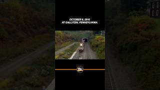 Freight Train Exiting Allegheny Tunnel at Gallitzin, PA #Trains #NorfolkSouthern #Railfan