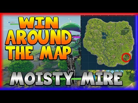 Video: Umiestnenie Mapy Pokladov Fortnite - Moisty Mire