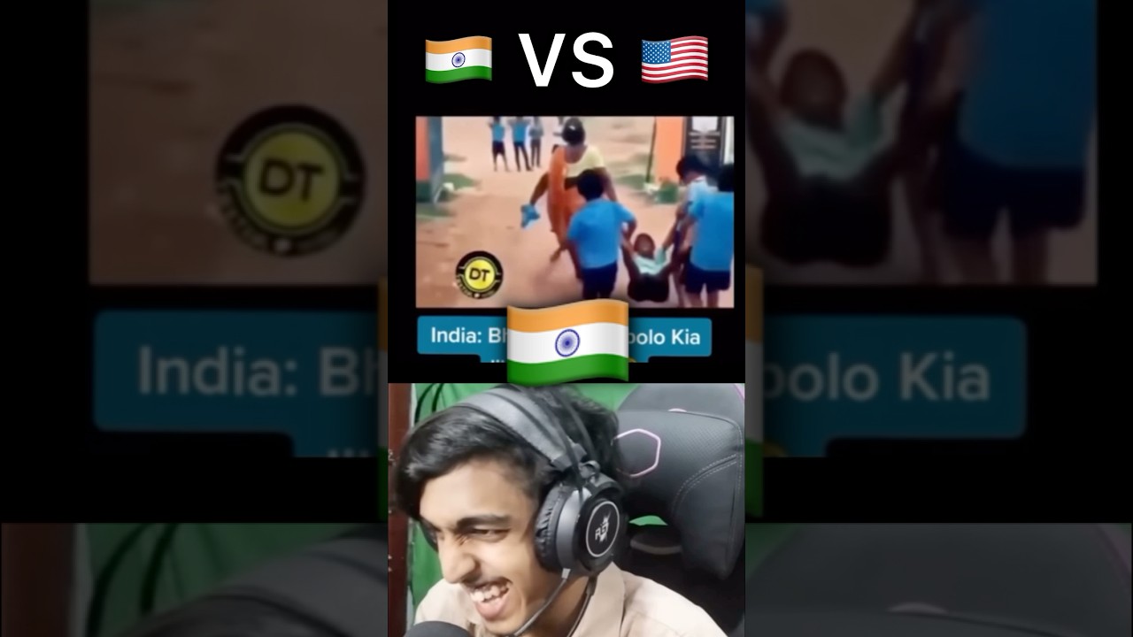 Usa VS India🇮🇳🔥School Going😂Game therapist Reaction 