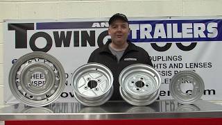 how to measure a pcd on a 4 stud trailer wheel