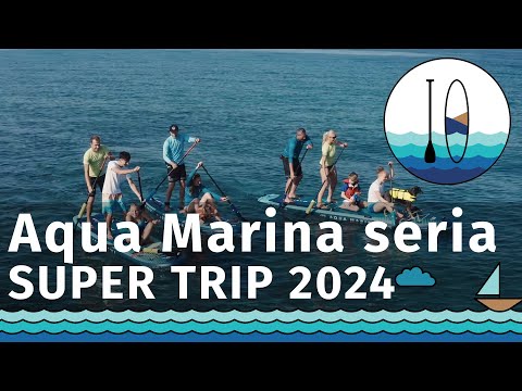 Надувна SUP-дошка Aqua Marina Super Trip Tandem 14'0" (BT-24ST02) — Сімейна / Тандем для двох, видео 3