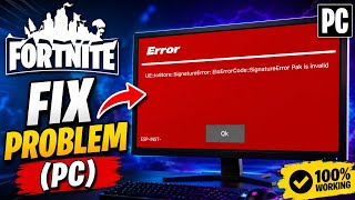 iostore.signature error pak is invalid Fortnite How To Fix || Fortnite error ESP Inst Problem PC