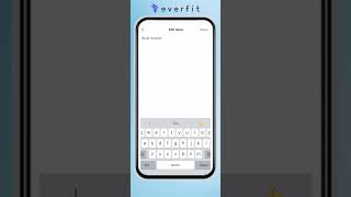 Set Your Own Fitness Goals in the Everfit App