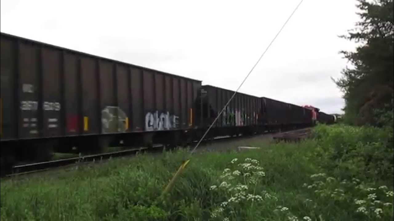 Train CN StBonifacedeShawinigan 15 juin 2015 YouTube