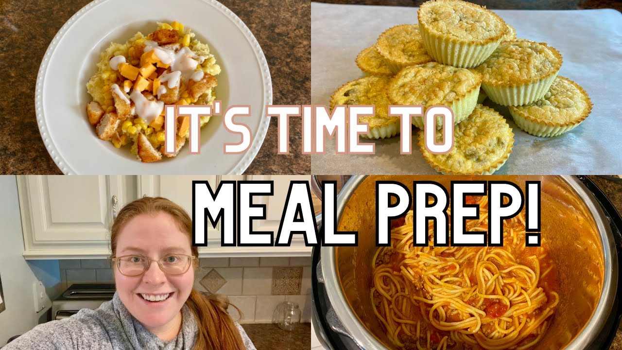3 of THE BEST Meal Prep Recipes! Instant Pot Spaghetti WW Meal Prep