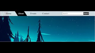 creative navigation bar with HTML and css3 (clip-path effect)