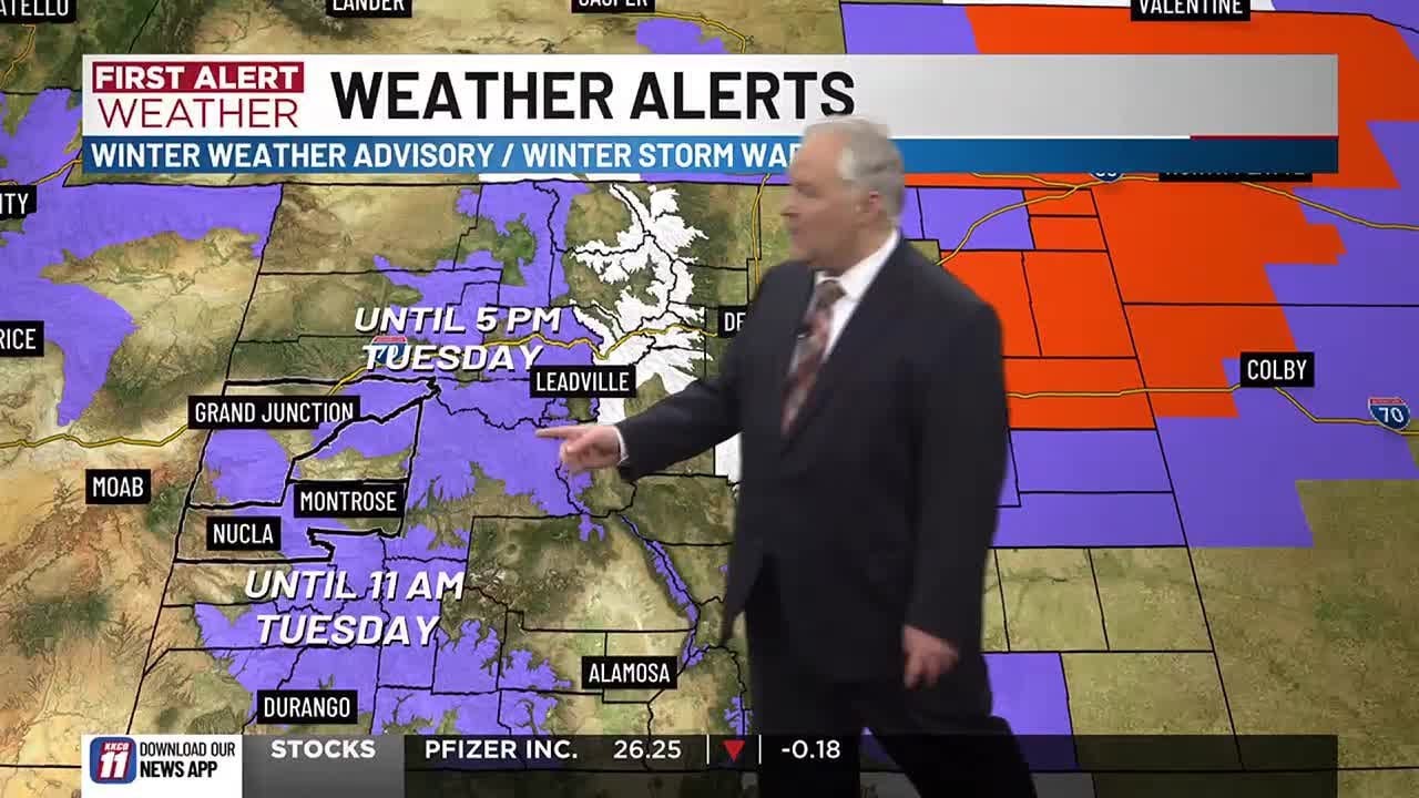 FIRST ALERT: Heavy snow affects mountain travel through Tuesday - YouTube