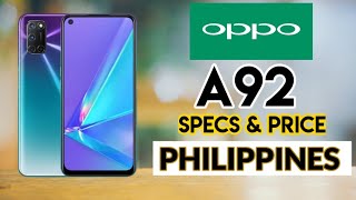 Oppo A92 Rebrand Phone - First Look, Spec's, Features and Price |PHILIPPINES