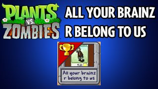 Plants vs Zombies - All your brainz r belong to us PUZZLE MODE
