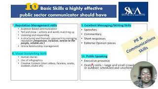 10 Essential Public Relations and Communications Skills