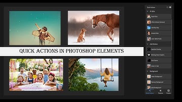 AI-powered Quick Actions in Adobe Photoshop Elements